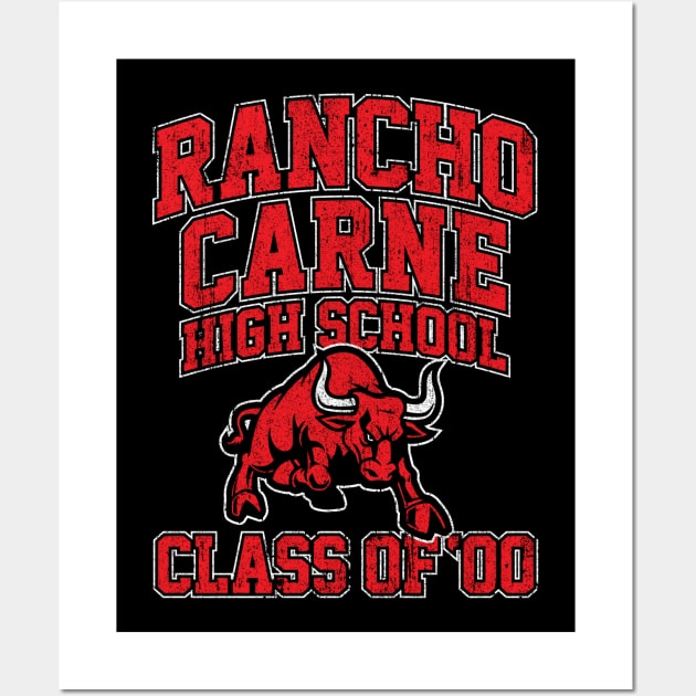 Rancho Carne High School Class of 00 Wall Art by huckblade